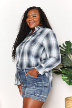 Load image into Gallery viewer, Mandy Plaid Dropped Shoulder Shirt