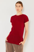 Load image into Gallery viewer, Marina West Swim Rib Pleated Cap Sleeve Top
