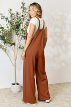 Load image into Gallery viewer, Double Take Full Size Wide Strap Overall with Pockets