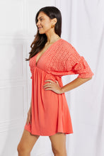 Load image into Gallery viewer, Ninexis Everyday Dreams Eyelet Contrast Dress