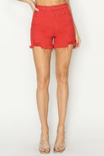 Load image into Gallery viewer, RISEN High Rise Distressed Denim Shorts