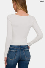 Load image into Gallery viewer, Zenana Scoop Neck Long Sleeve T-Shirt