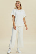 Load image into Gallery viewer, Double Take Full Size Pearl Detail Round Neck Top and Pants Set