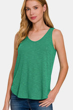 Load image into Gallery viewer, Zenana Curved Hem Round Neck Tank