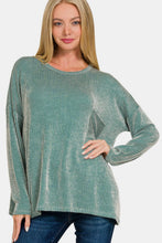 Load image into Gallery viewer, Zenana Ribbed Striped Long Sleeve T-Shirt