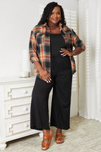 Load image into Gallery viewer, Mandy Plaid Dropped Shoulder Shirt