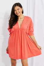 Load image into Gallery viewer, Ninexis Everyday Dreams Eyelet Contrast Dress