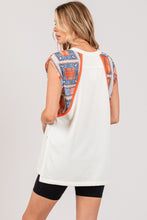 Load image into Gallery viewer, SAGE + FIG Patch Print Side Slit Sleeveless Top