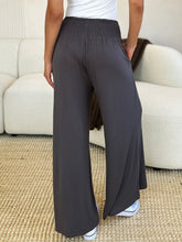 Load image into Gallery viewer, Double Take Full Size Smocked Wide Waistband Wide Leg Pants