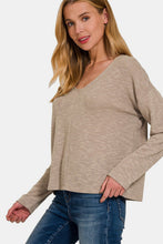 Load image into Gallery viewer, Zenana Dropped Shoulder Long Sleeve T-Shirt