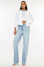 Load image into Gallery viewer, Kancan Distressed High Waist Straight Jeans