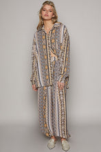 Load image into Gallery viewer, POL Long Sleeve Button Down Printed Shirt