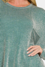 Load image into Gallery viewer, Zenana Ribbed Striped Long Sleeve T-Shirt