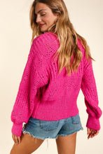 Load image into Gallery viewer, Haptics Full Size Button Down Crop Long Sleeve Cardigan