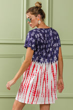 Load image into Gallery viewer, BiBi American Flag Theme Tee Dress