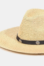 Load image into Gallery viewer, Fame Belt Strap Straw Hat