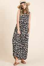 Load image into Gallery viewer, BOMBOM Leopard Maxi Dress with Pockets