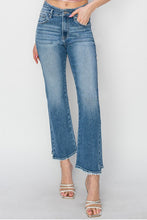 Load image into Gallery viewer, RISEN High Rise Slim Straight Jeans