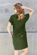 Load image into Gallery viewer, Basic Bae Full Size Round Neck Short Sleeve Dress with Pockets