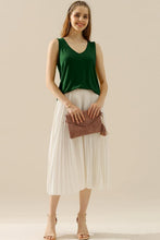 Load image into Gallery viewer, Ninexis Full Size V-Neck Curved Hem Tank