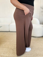 Load image into Gallery viewer, Double Take Full Size Smocked Wide Waistband Wide Leg Pants