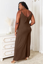 Load image into Gallery viewer, Double Take Full Size Soft Rayon Spaghetti Strap Tied Wide Leg Jumpsuit