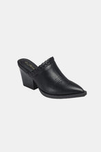 Load image into Gallery viewer, Forever Link Pointy Toe Slip On Chunky Mules